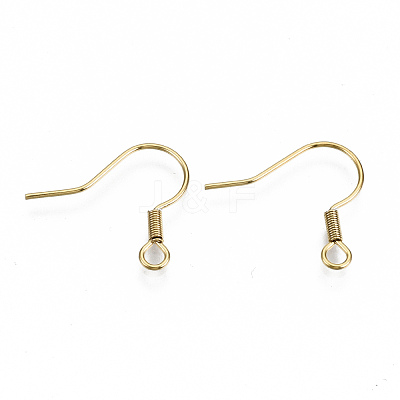 304 Stainless Steel Earring Hooks STAS-S111-002G-NR-1