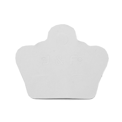 Paper Earring Display Cards CDIS-WH0006-04F-1