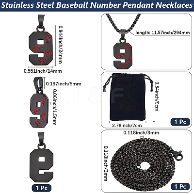 667 Stainless Steel Box Chain Necklaces NJEW-BBC0001-35D-EB-1