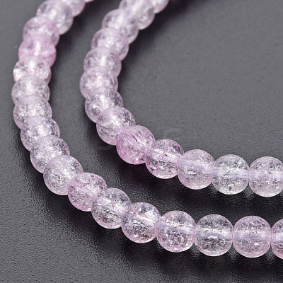 Crackle Glass Beads Strands GLAA-S192-B-006C-1