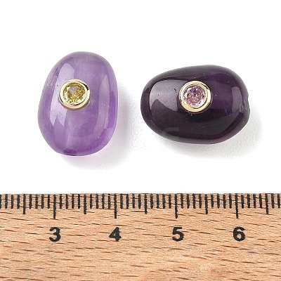 Natural Amethyst Beads GG-CBA4B5A-01G-F-1