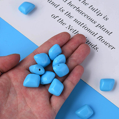 Opaque Acrylic Beads MACR-S373-15A-A09-1