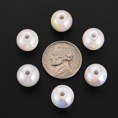 Opaque Acrylic Beads MACR-S370-D12mm-01-1