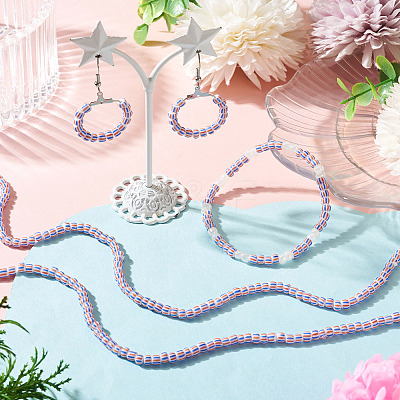 2Strands Handmade Lampwork Beads Strands BLOW-TADJ0001-01C-1