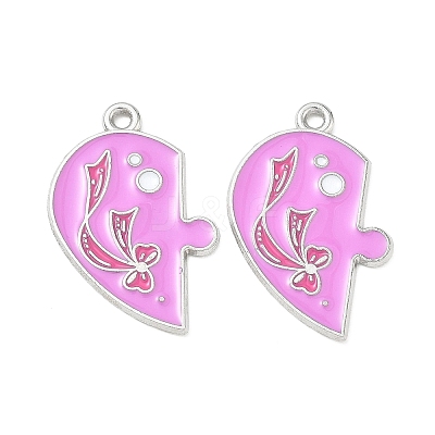 Alloy Enamel Pendants AL-CBA292F-01G-P-1