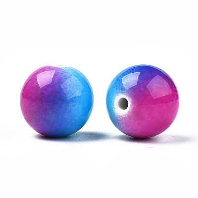 Spray Painted Acrylic Beads X-MACR-S275-040-1