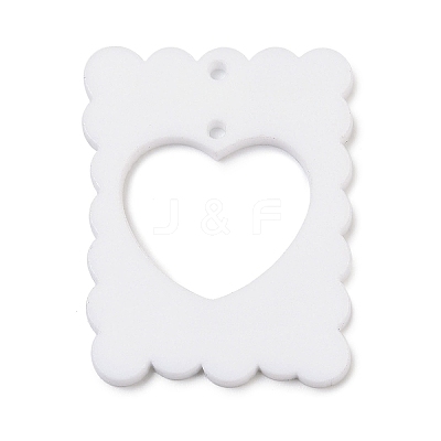 Opaque Acrylic Pendants FIND-K017-12A-1