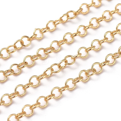 3.28 Feet Soldered Brass Rolo Chains X-CHC-G005-07G-1