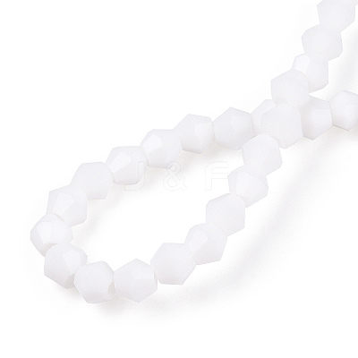Opaque Solid Color Imitation Jade Glass Beads Strands EGLA-A039-P2mm-D15-1