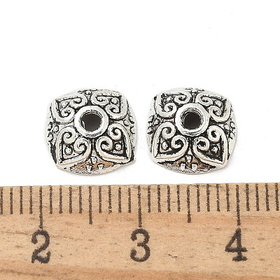 Tibetan Style Alloy Bead Caps TIBE-P003-71AS-1