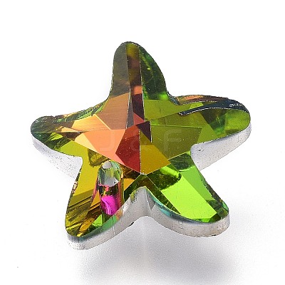 Faceted Glass Charms LS-GLAA-H101-A-11-1