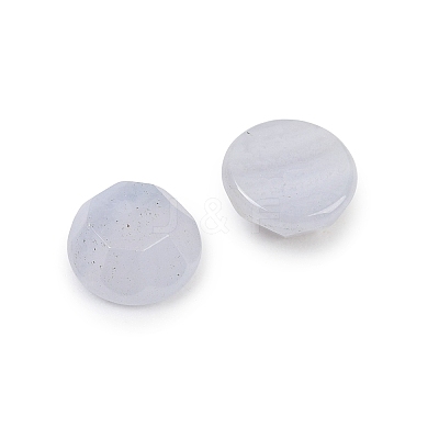 Natural Blue Lace Agate Cabochons G-B146-01B-1