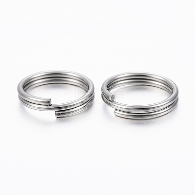 Tarnish Resistant 304 Stainless Steel Split Rings STAS-H413-05P-C-1