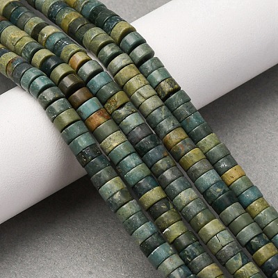 Natural Shoushan Jade Beads Strands G-L624-I09-3x6mm-1
