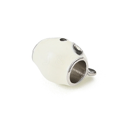 304 Stainless Steel Enamel European Beade STAS-Z199-09P-1