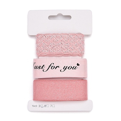 9 Yards 3 Styles Polyester Ribbon SRIB-A014-B04-1