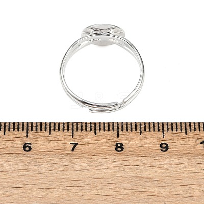 Brass Ring Components KK-C3044-10mm-S-1