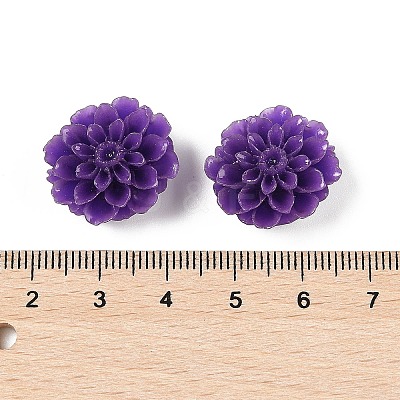 Synthetic Coral 3D Flower Rose Beads CORA-L046-D04-1
