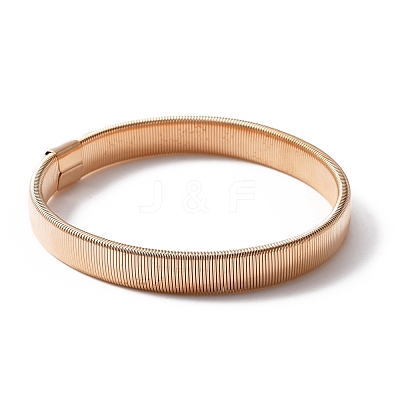 High Carbon Steel Stretch Arm Bracelets for Men BJEW-WH0020-10KCG-1