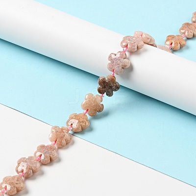 Natural Pink Ocean Jasper/Ocean Agate Beads Strands G-D475-02F-1