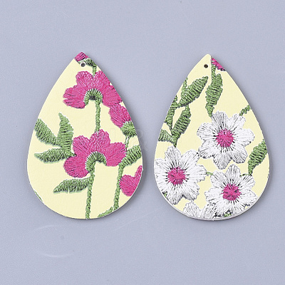 PU Leather Big Pendants X-FIND-T058-B09-1