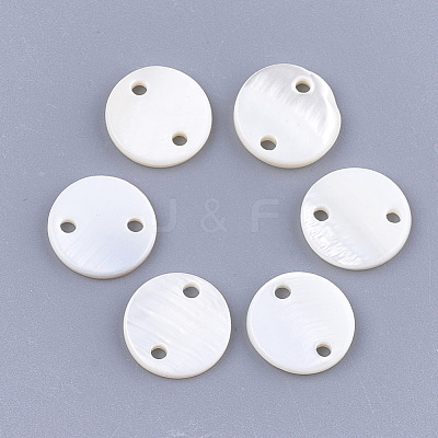 Freshwater Shell Links connectors X-SHEL-T012-72A-1