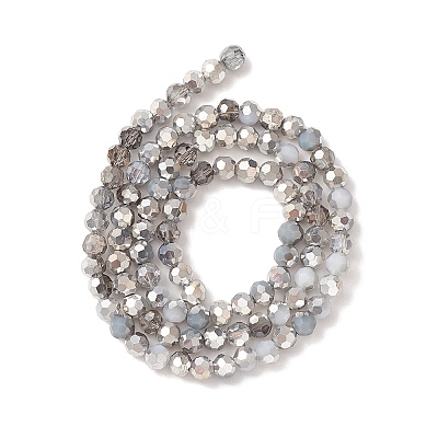 Electroplate Glass Beads Strands EGLA-YW0002-B05-1