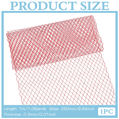 Polyester Bridal Veils DIY-WH0622-072D-1