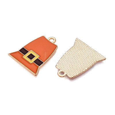 Thanksgiving Day Theme Alloy Enamel Pendants X1-ENAM-T020-35J-1