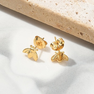 304 Stainless Steel Stud Earrings for Women LS-STAS-Z117-15G-02-1