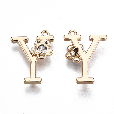 Brass Pendants KK-Q768-001G-Y-1