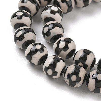 Tibetan Style dZi Beads Strands GG-CBA3DA1-05-1