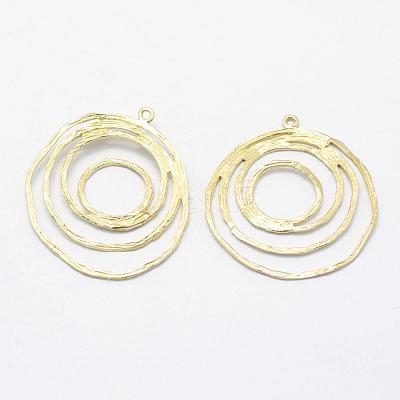 Brass Pendants KK-F721-040C-RS-1