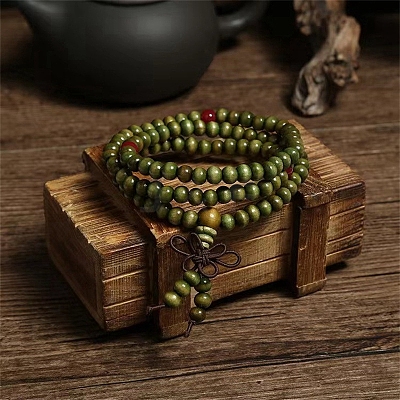 108 Beads Prayer Mala Bracelet PW-WG98399-05-1
