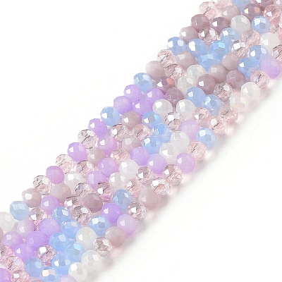 Glass Beads Strands X-GLAA-I015-03A-1