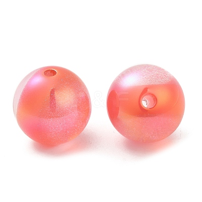 Two Tone Resin Beads RESI-Z015-02C-1