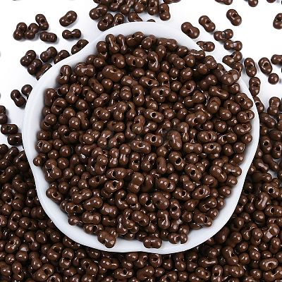 Baking Paint Glass Seed Beads SEED-K010-A24-1
