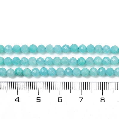 Natural Amazonite Beads Strands X-G-I379-A02-02-1