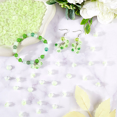 200Pcs Glass Bead Caps for Wind Chimes Making GLAA-SP0001-03A-1