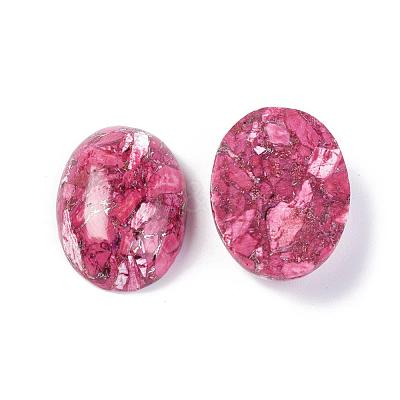 Synthetic Turquoise Cabochons G-L502-18x25mm-12B-1