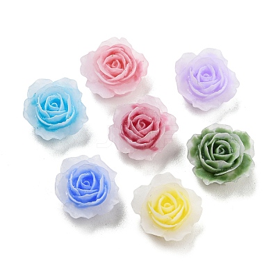 Opaque Resin Cabochons RESI-D005-07-1