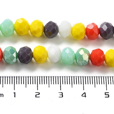Glass Beads Strands EGLA-A034-M8mm-43-1