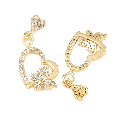 Brass Micro Pave Cubic Zirconia Pendants LS-KK-I475-05G-06-1
