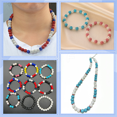 DIY Beads Bracelets Making Kits DIY-PA0001-80A-1