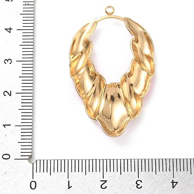 304 Stainless Steel Enamel Pendants STAS-F360-17G-03-1