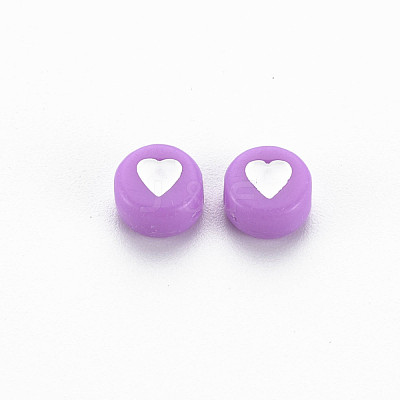 Opaque Acrylic Beads MACR-T027-01-1