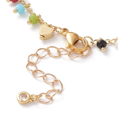Charm Anklets AJEW-AN00363-1