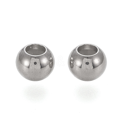 202 Stainless Steel Beads STAS-K204-02C-P-1