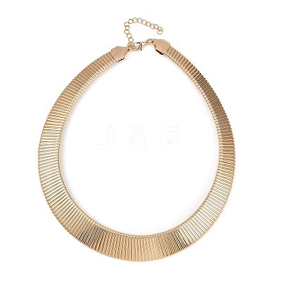 Alloy Wide Choker Necklaces for Women NJEW-C090-01G-1
