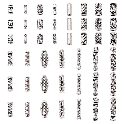Tibetan Style Alloy Beads TIBEB-TA0001-18AS-1